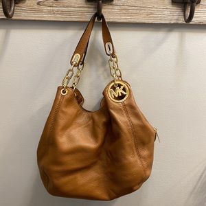 Michael Kors Fulton Leather Shoulder Bag